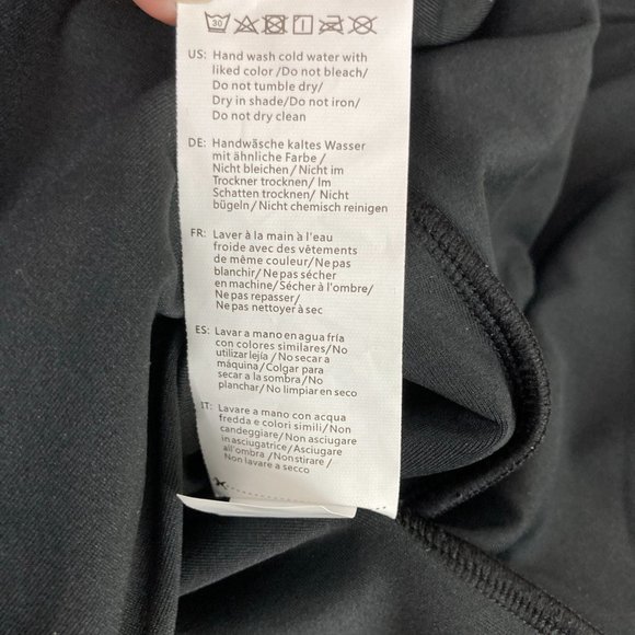 My Charmo Size L Women’s One Piece Swimsuit Boy Short Leg Black White Dive Yoga - Picture 16 of 16